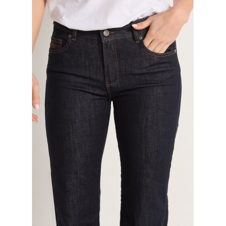 CLAUDIA BLUM - Jean taille basse | Straight fit | Taille en pouces