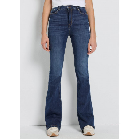 CARLA BLUM - Jeans |Flared fit - Taille haute | Taille en pouces