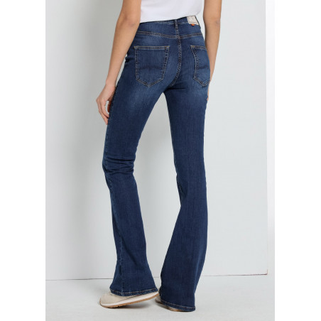 CARLA BLUM - Jeans |Flared fit - Taille haute | Taille en pouces