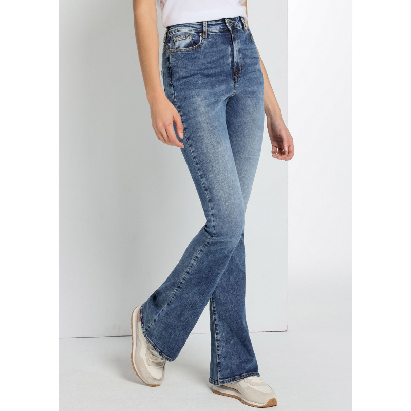 CARLA BLUM - Jeans |Flared fit - Taille haute | Taille en pouces