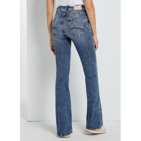 CARLA BLUM - Jeans |Flared fit - Taille haute | Taille en pouces