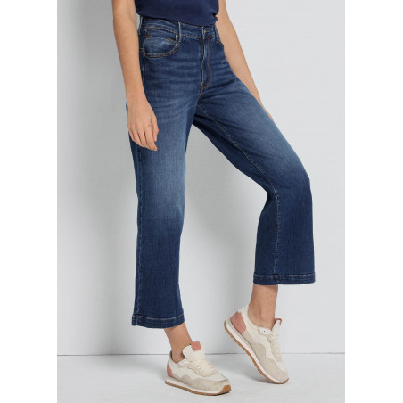 AURORA BLUM - Jeans| Wide Leg Crop fit | Inches Size