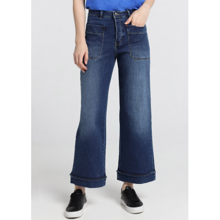 MARTINA BLUM - Jeans| Wide Leg Crop fit | Inch Size