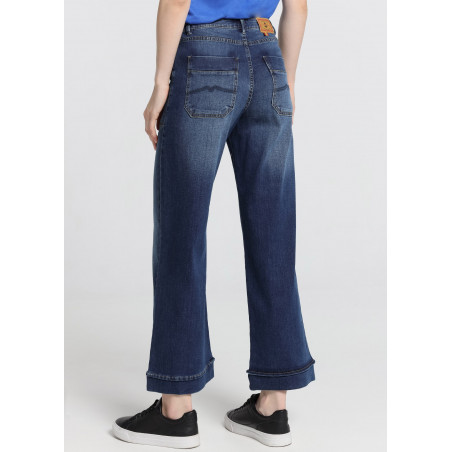 MARTINA BLUM - Jeans | Wide Leg Crop fit | Taille en pouces