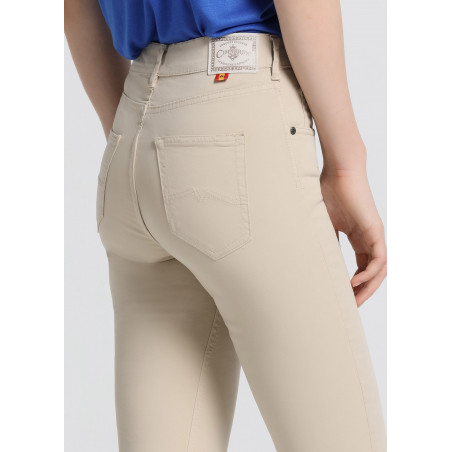 Pantalon slim NOUFLORE SATEN - Boîte moyenne - Coupe cintrée - Tailles en pouces