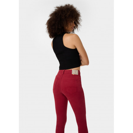 Pantalon slim NOUFLORE SATEN - Boîte moyenne - Coupe cintrée - Tailles en pouces