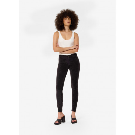 CASSIS LEIN - Pantalon skinny - taille basse | Taille en pouces