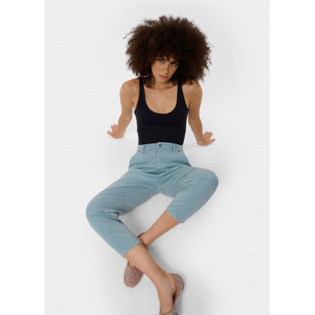 BERTA PAGE - Pantalon | Balloon fit| Taille en pouces