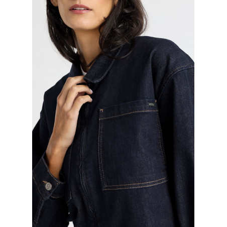 LUCIA MONTANA - Crop denim jacket