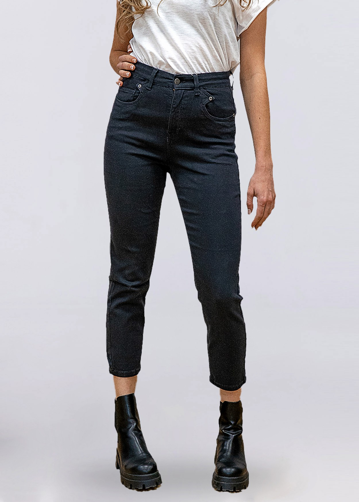 Pantalon denim Mom Fit | Taille en pouces Cimarron